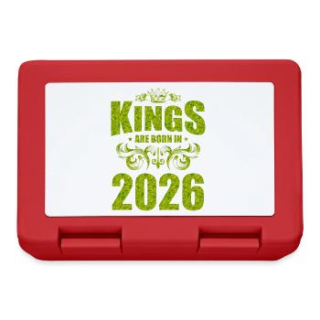 kings are born 2026 - Lunchbox - red - Front