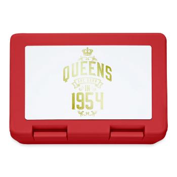 Queens born in 1954 - Lunchbox - red - Front