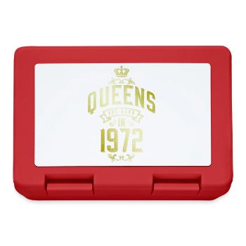 Queens born in 1972 - Brotdose - Rot - Vorne