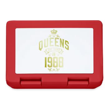 Queens born in 1988 - Brotdose - Rot - Vorne