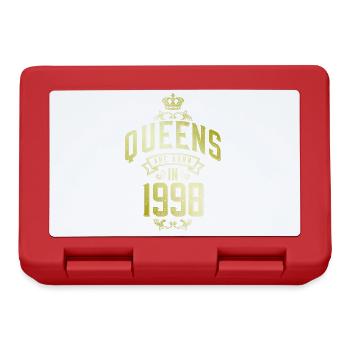 Reines nées en 1998 - Boîte à goûter - rouge - Devant