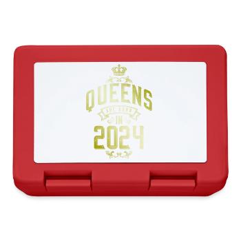 Reines nées en 2024 - Boîte à goûter - rouge - Devant