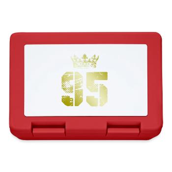 95 Number crown - Lunchbox - red - Front