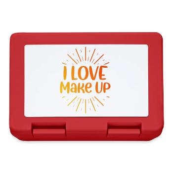 I love makeup - Lunchbox - red - Front