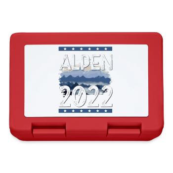 Alpen 2022 - Brotdose - Rot - Vorne