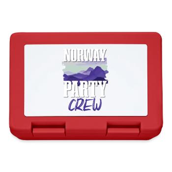 Équipage de la fête de Norvège - Boîte à goûter - rouge - Devant