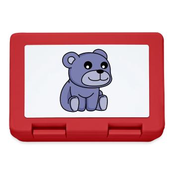 Bear Comic - Lunchbox - red - Front