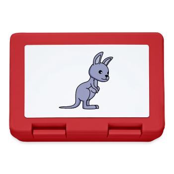 Kangaroo Comic - Lunchbox - red - Front