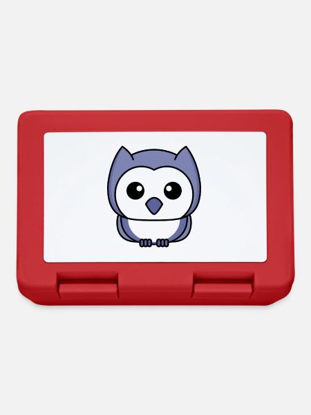 Bande dessinée Owl - Boîte à goûter - rouge