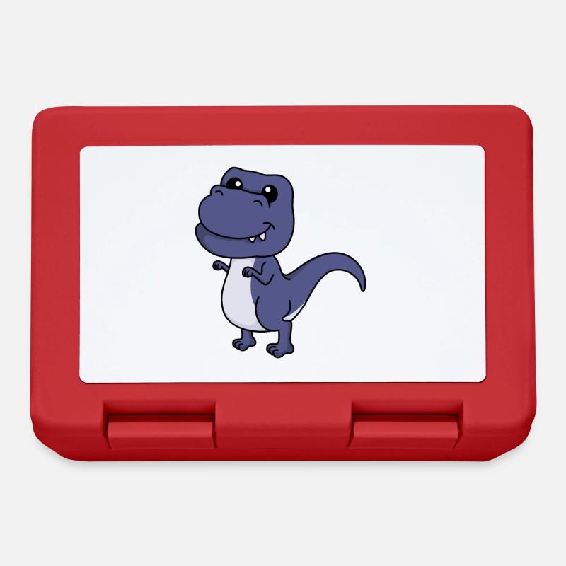 Dinosaurier T-Rex Comic - Brotdose - Rot