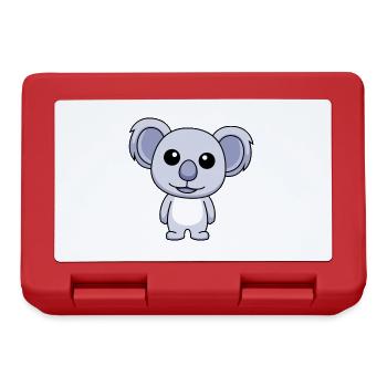 Koala Comic Animal - Boîte à goûter - rouge - Devant