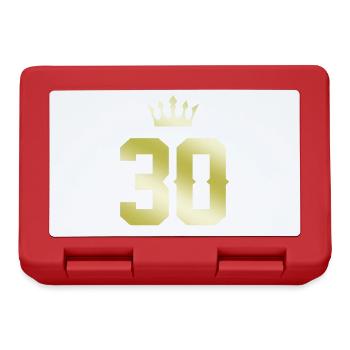 30 Number crown - Lunchbox - red - Front