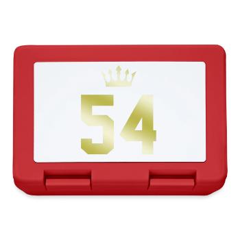54 Number crown - Lunchbox - red - Front