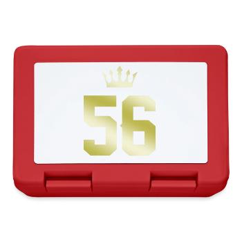 56 Number crown - Lunchbox - red - Front