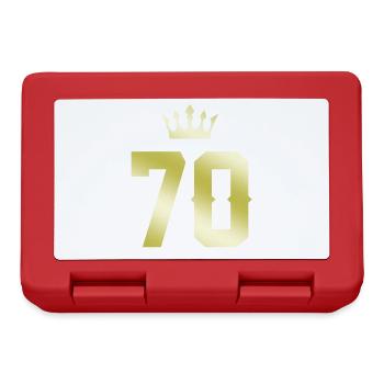 70 Number Crown - Lunchbox - red - Front