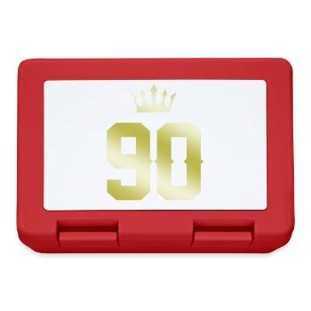 90 Number crown - Lunchbox - red - Front
