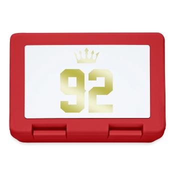 92 Number crown - Lunchbox - red - Front
