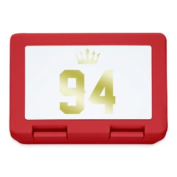 94 Number crown - Lunchbox - red - Front