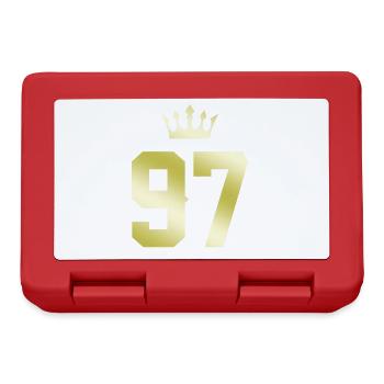 97 Number crown - Lunchbox - red - Front