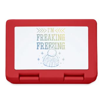 Freezing Winter - Lunchbox - red - Front