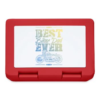 Biker Dad - Lunchbox - red - Front