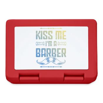 Embrasse-moi Barbier - Boîte à goûter - rouge - Devant