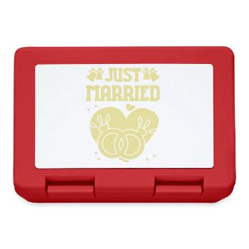 Just Married - Lunchbox - red - Front