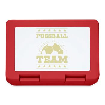 Fussball Team - Brotdose - Rot - Vorne