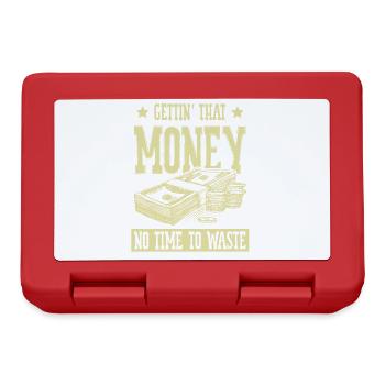 getting money - Lunchbox - red - Front