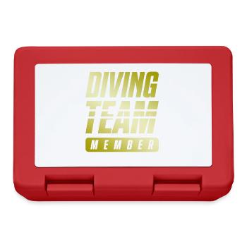 Diving Team - Brotdose - Rot - Vorne