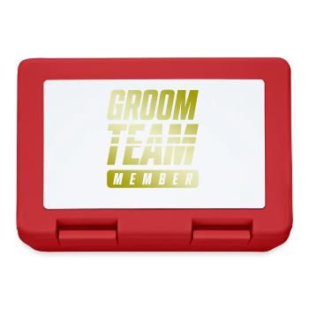 Groom Team - Brotdose - Rot - Vorne