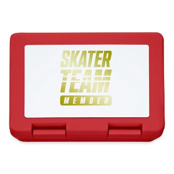 Skater Team - Lunchbox - red - Front