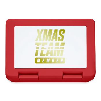 Xmas Team - Brotdose - Rot - Vorne