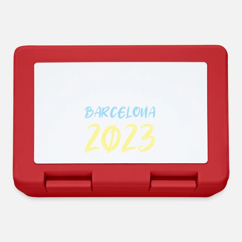 Barcelona 2023 - Brotdose - Rot