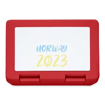 Norway 2023 - Brotdose - Rot - Vorne