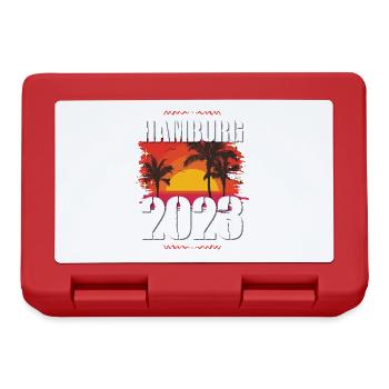Hamburg 2023 - Lunchbox - red - Front