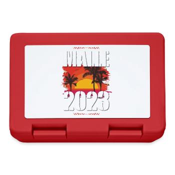 Malle 2023 - Lunchbox - red - Front