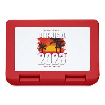 Portugal 2023 - Boîte à goûter - rouge - Devant