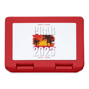 Prag 2023 - Brotdose - Rot - Vorne