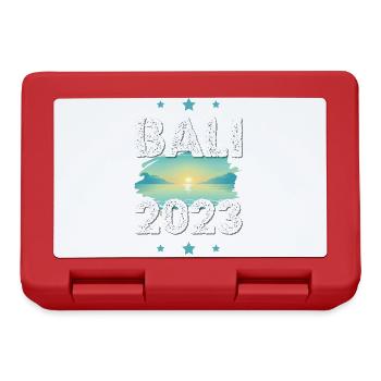 Bali 2023 - Brotdose - Rot - Vorne