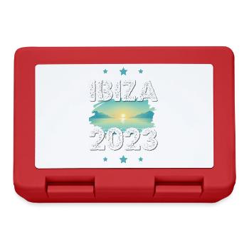 Ibiza 2023 - Brotdose - Rot - Vorne