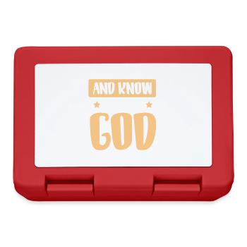 God Bible - Lunchbox - red - Front