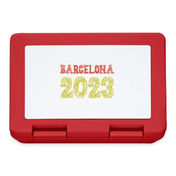 Barcelone 2023 - Boîte à goûter - rouge - Devant
