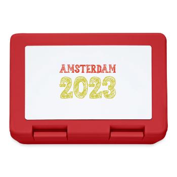 Amsterdam 2023 - Lunchbox - red - Front