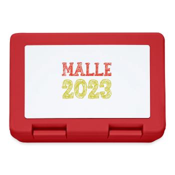 Malle 2023 - Boîte à goûter - rouge - Devant