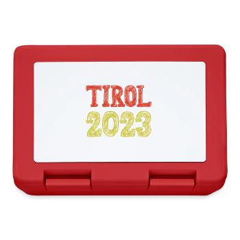 Tyrol 2023 - Boîte à goûter - rouge - Devant