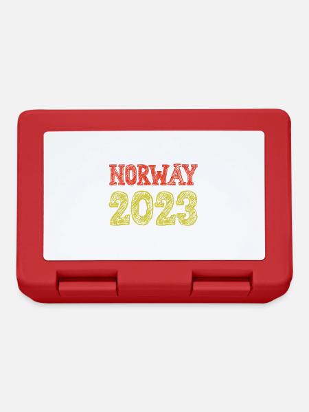 Norway 2023 Norwegen Urlaub - Brotdose - Rot