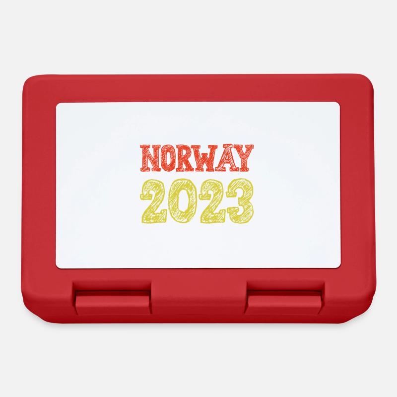 Norway 2023 Norwegen Urlaub - Brotdose - Rot