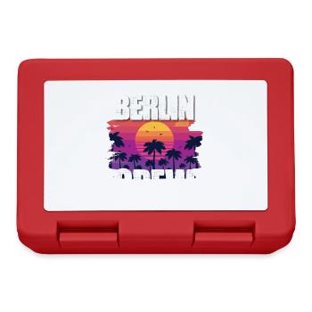 Berlin Urlaub - Brotdose - Rot - Vorne