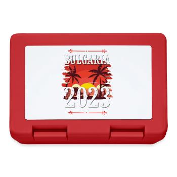 Bulgarie 2023 - Boîte à goûter - rouge - Devant